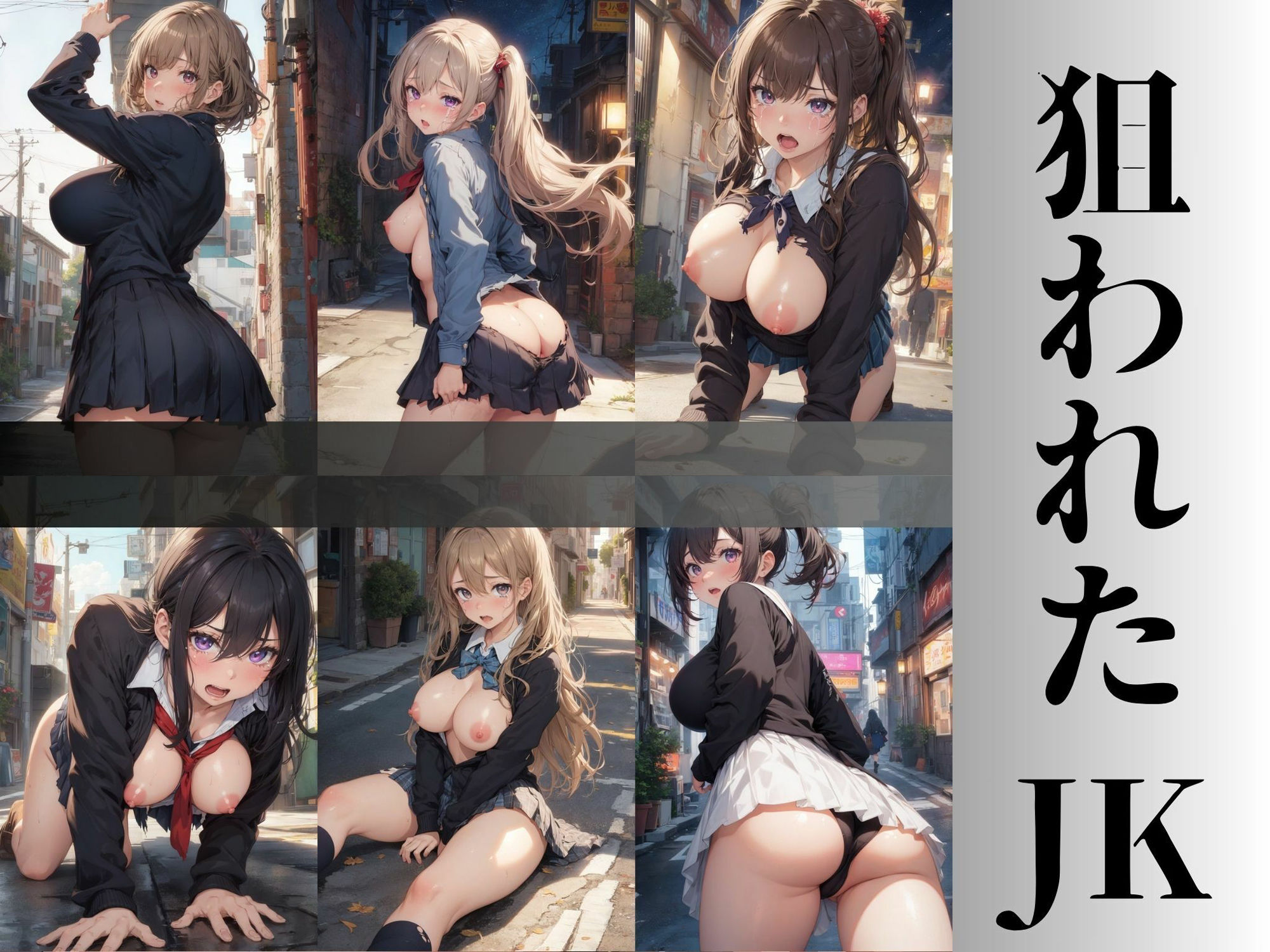 〇辱の街〜狙われたjk〜 サンプル2ページ目