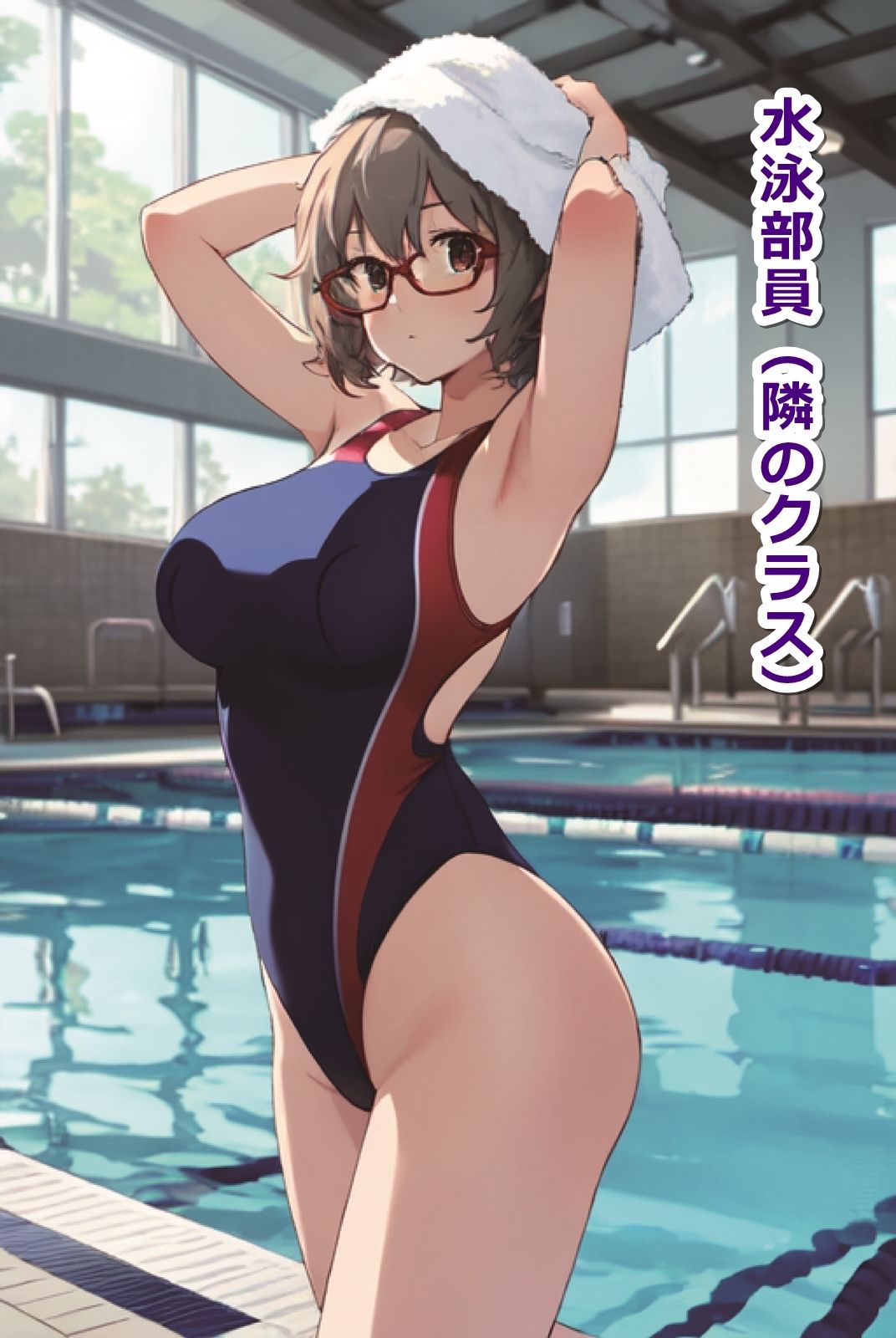 おかしなスマホアプリで「眼鏡っ娘」を【即オチ2コマ】させる話 サンプル3ページ目