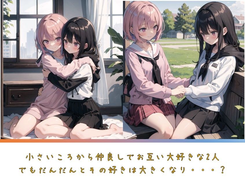 ふた百合えっちCG集！ サンプル1ページ目