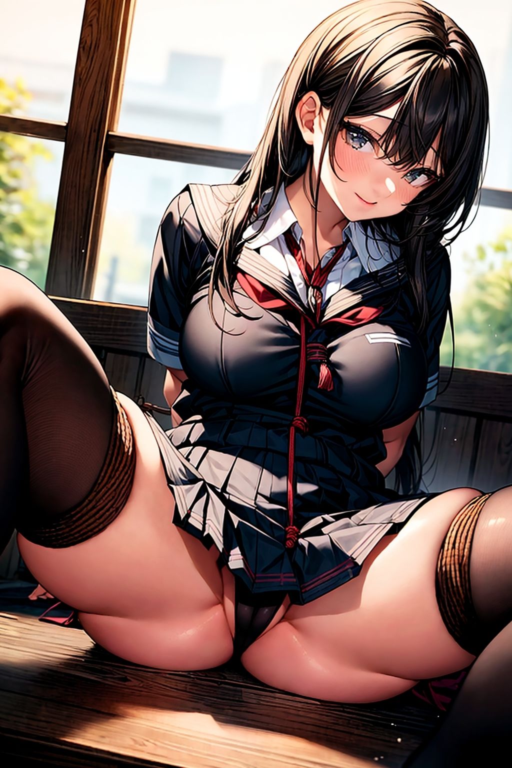 巨乳大開脚おまんこ女学院 サンプル4ページ目