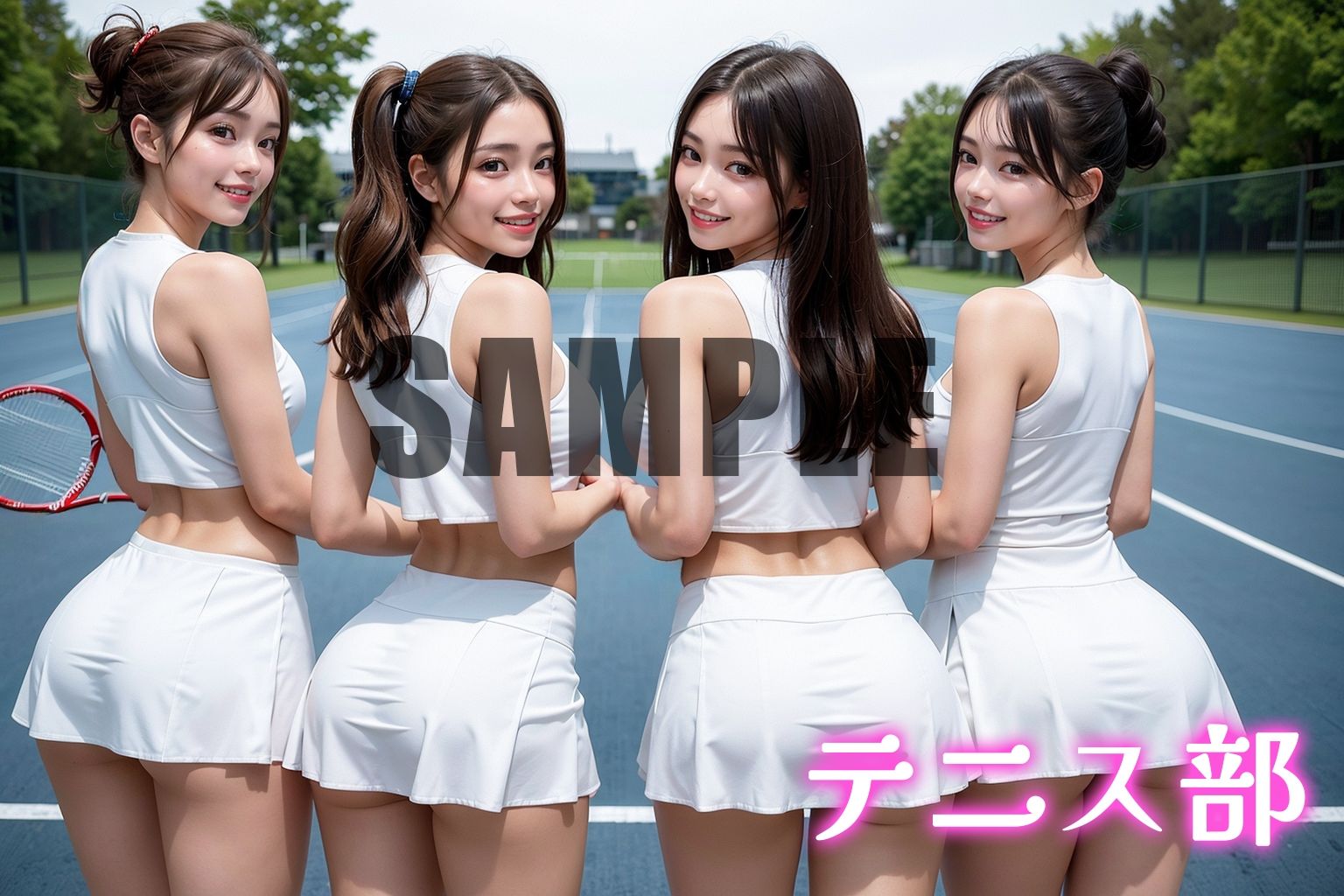 女子校生 エッチな部活姿 サンプル4ページ目