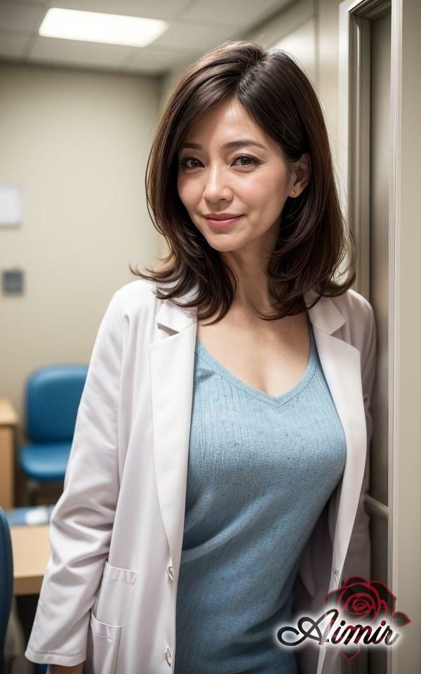 熟女×女医 サンプル1ページ目