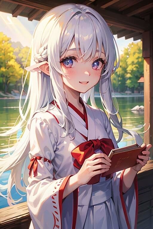 AI生成美女写真集 vol13 神社巫女 サンプル4ページ目