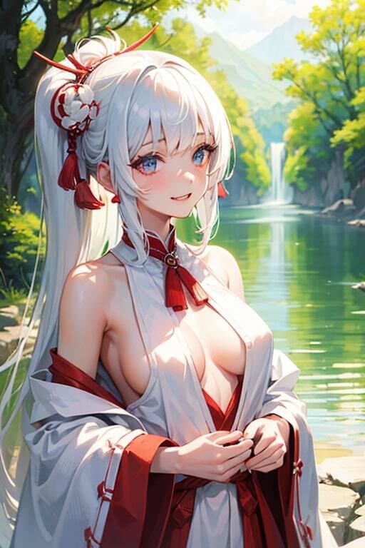 AI生成美女写真集 vol13 神社巫女 サンプル7ページ目