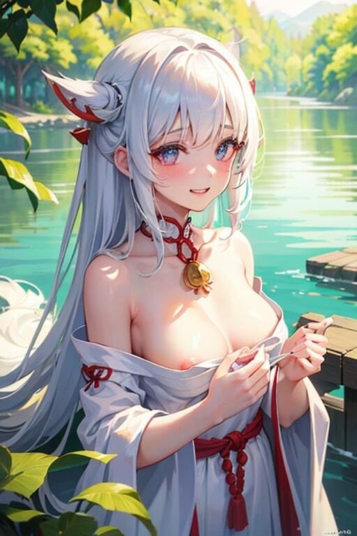 AI生成美女写真集 vol13 神社巫女 サンプル9ページ目