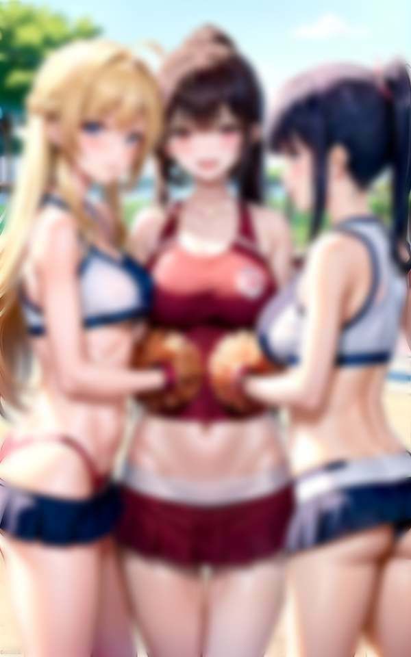 見えすぎ！球団ガール 貧乳巨乳ポロリ サンプル3ページ目