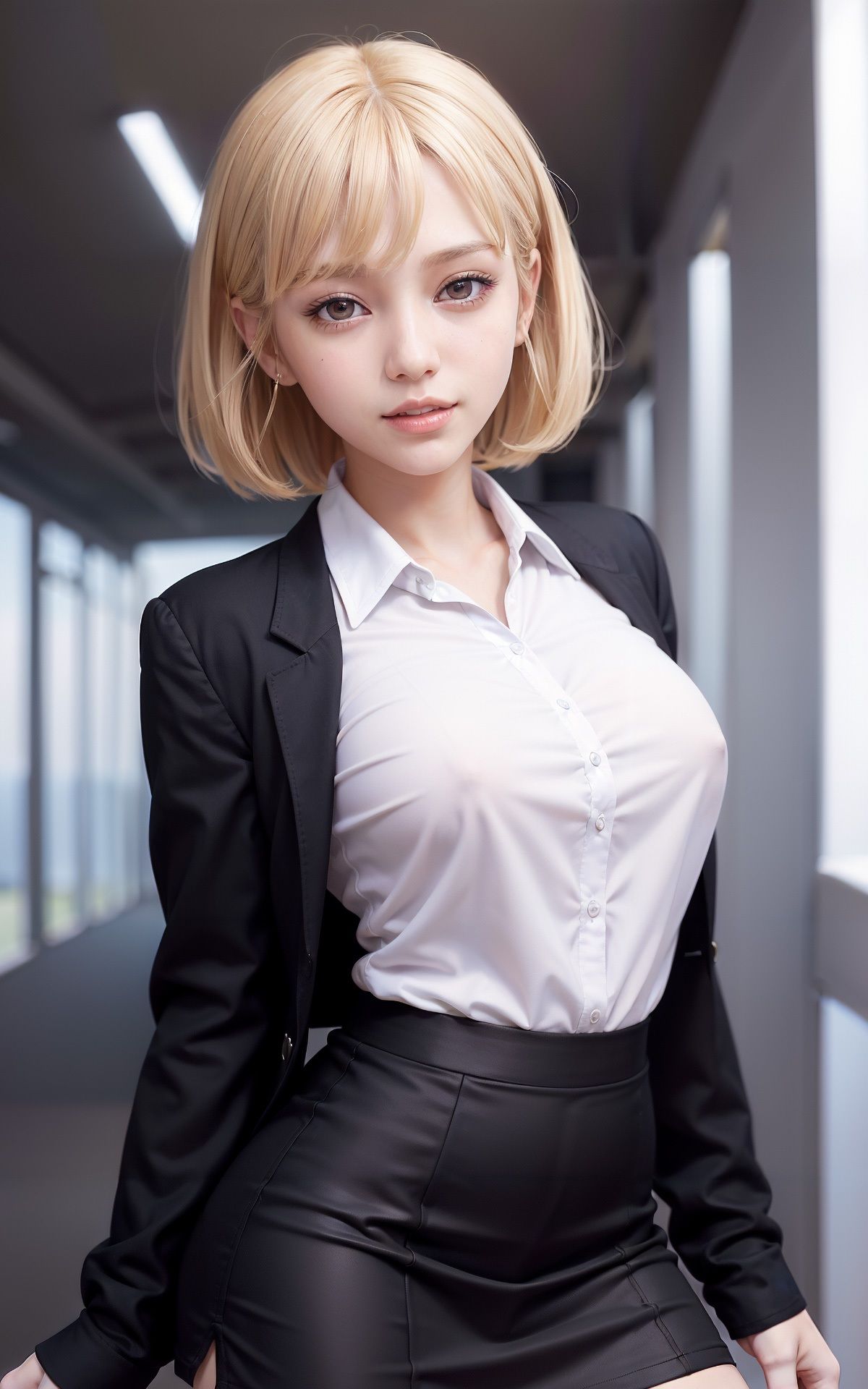 乳首ビンビン着衣ノーブラおっぱいギャル AI生成ヌードグラビアCG集 サンプル8ページ目