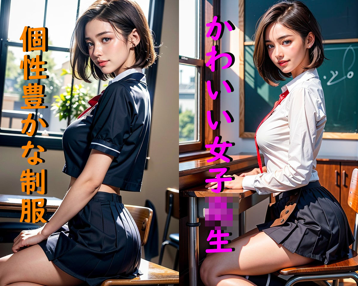 女子校生制服コレクション1 サンプル1ページ目