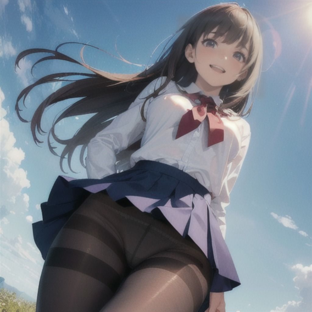 制服少女 黒タイツ編 サンプル7ページ目