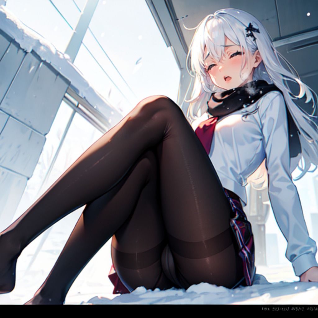 制服少女 黒タイツ編 サンプル9ページ目