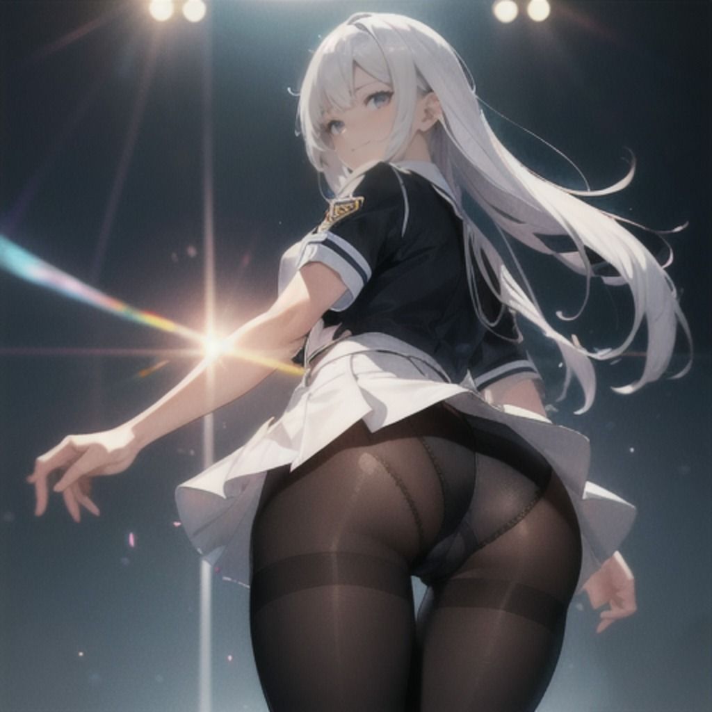 制服少女 黒タイツ編2 サンプル1ページ目