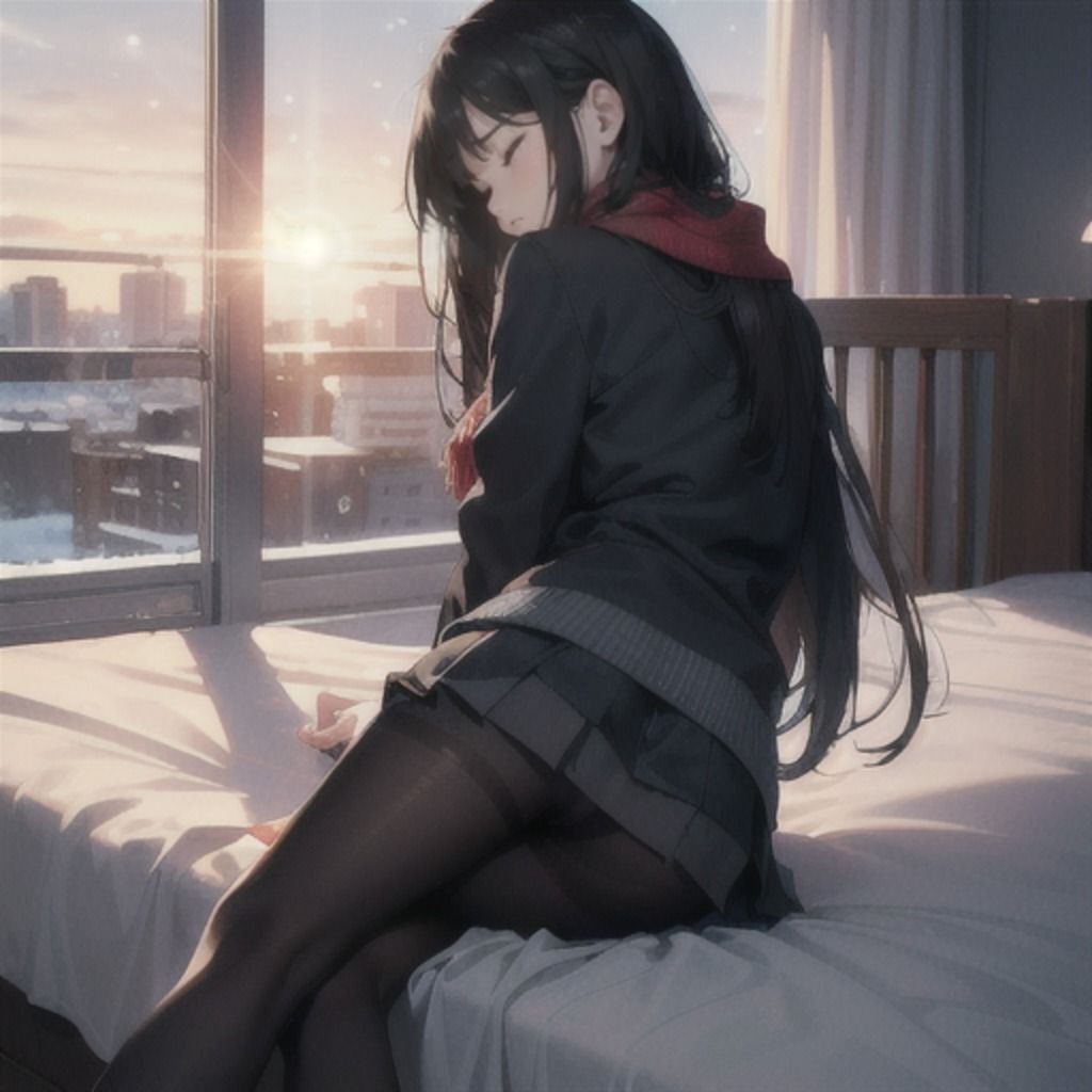 俺の部屋に遊びにきた近所の黒タイツJKが無防備すぎる サンプル5ページ目