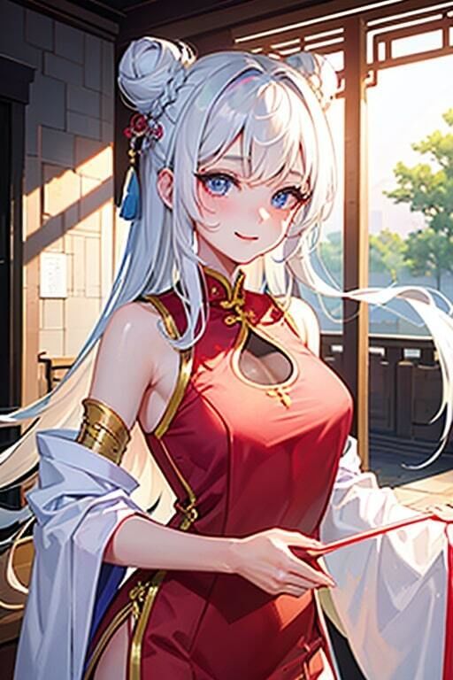 AI生成美女写真集 vol14 チャイナ美女 サンプル2ページ目