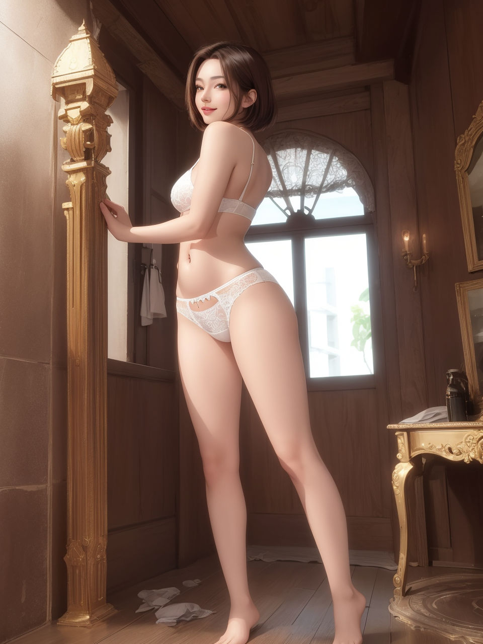 実写のような下着・水着美女たち〜AIイラスト集〜 サンプル3ページ目
