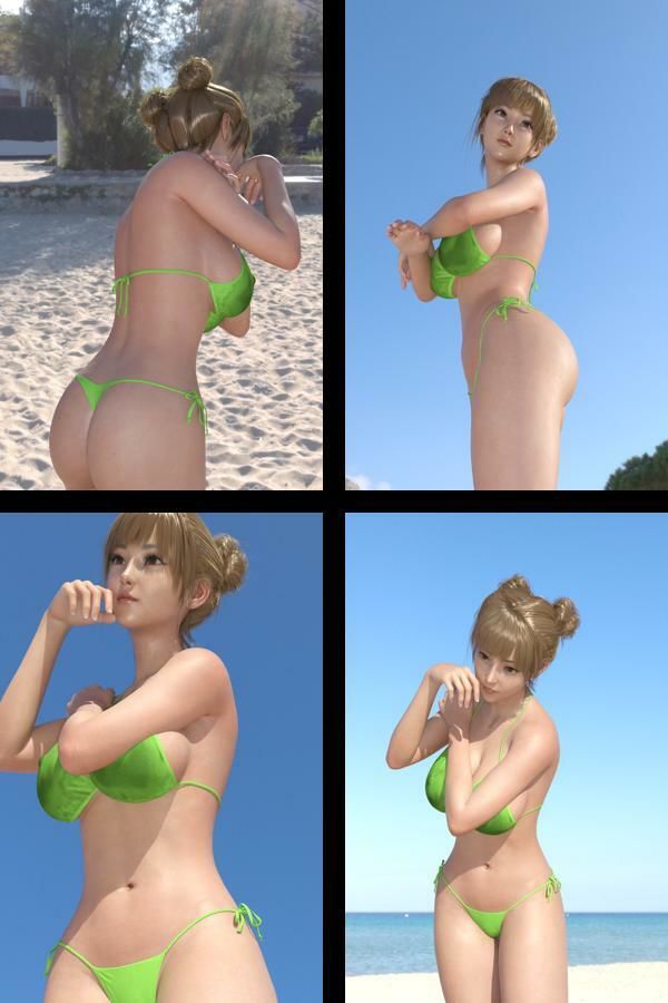 【＋All】『理想の彼女を3DCGで作ります』から生まれたバーチャルアイドル「一ノ瀬廻里（いちのせめぐり）」のグラドル撮影風写真集:Gradol_70 サンプル1ページ目