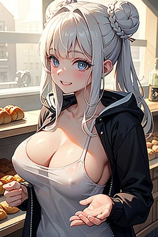 AI生成美女写真集 vol15 パーカー美女 サンプル2ページ目