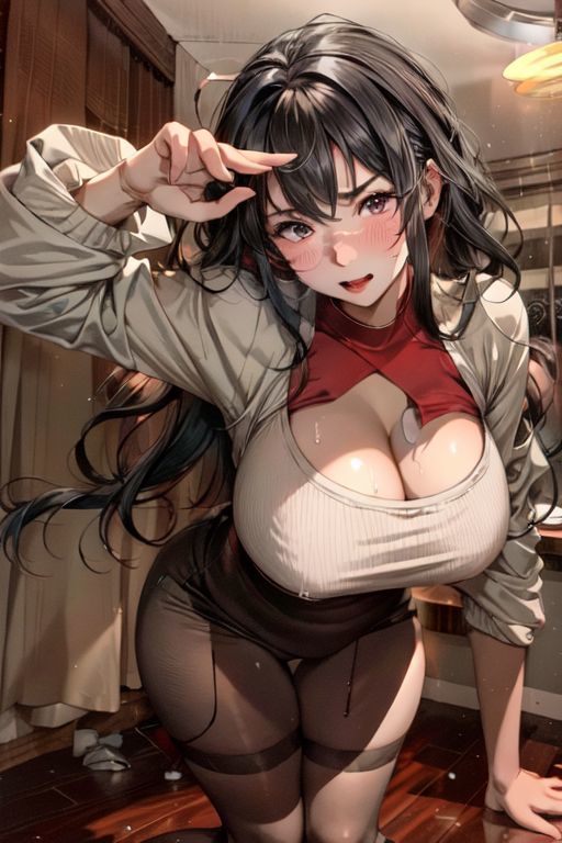 爆乳AIオフィスレディカジュアル1 サンプル6ページ目