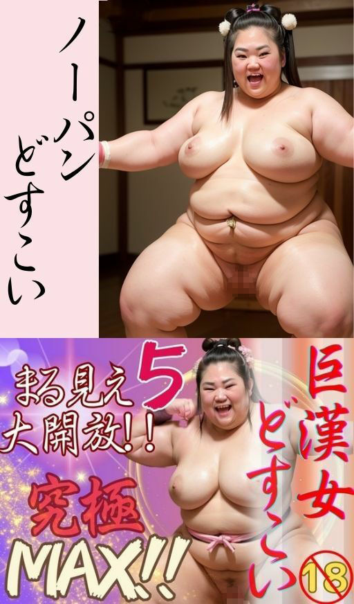 AI巨漢女どすこい究極MAX！！第5弾！！まる見え大解放！！ 105ページ 日本人 ぽっちゃり 戦士 レスラー 巨乳 デブ 超乳 ガチムチ 女力士 柔道 空手 格闘家 相撲 相撲取り 巨漢女 巨人 でかい big むちむち アスリート ごっつあんです AI生成 アダルト CG えろ サンプル4ページ目