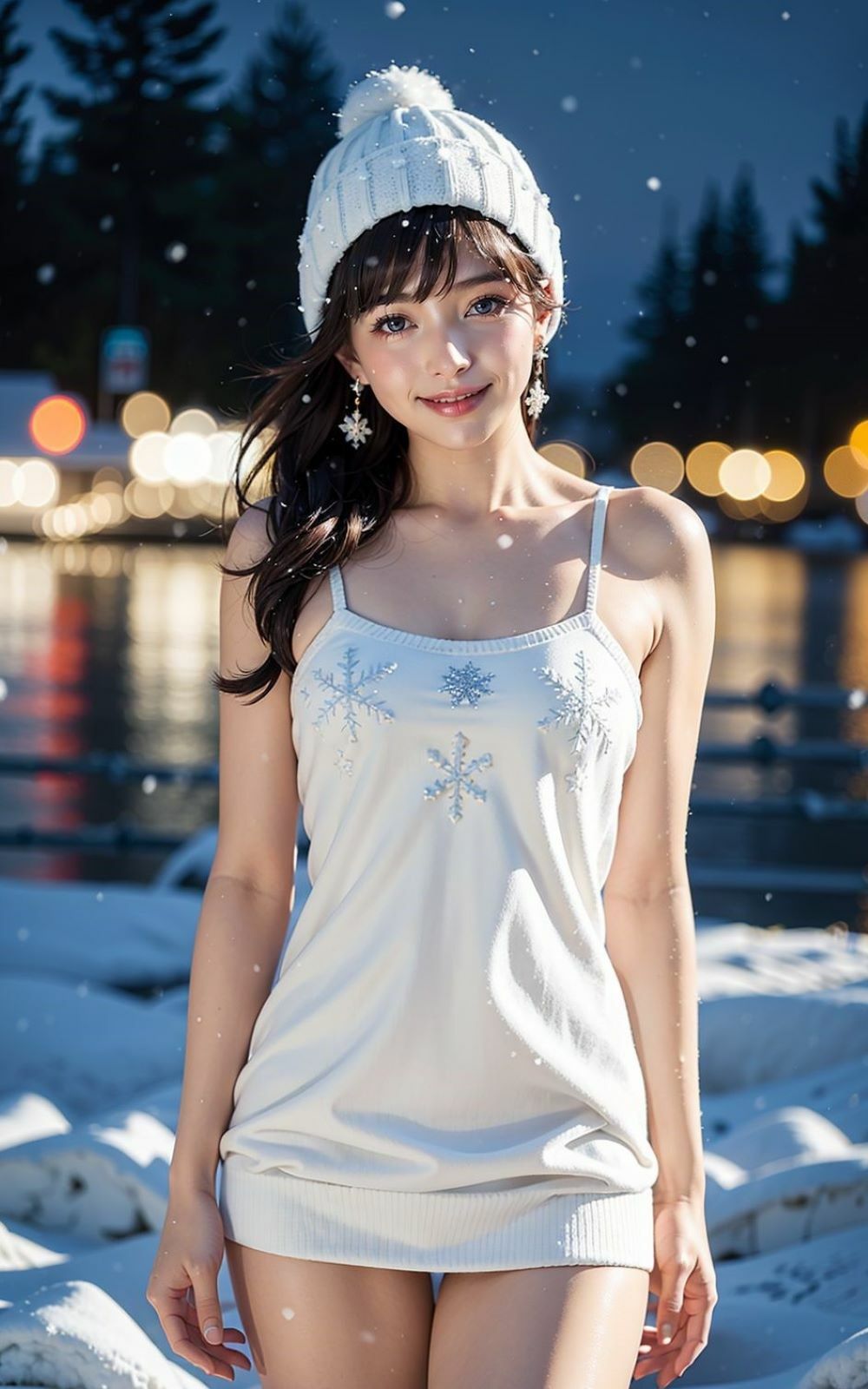 冬のランジェリー フォトモデル サンプル1ページ目