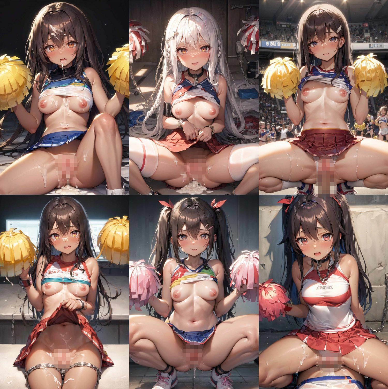褐色日焼けの犯●れチアガール サンプル10ページ目