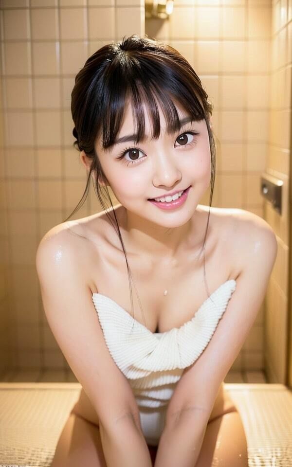 かわいい彼女といっしょにお風呂 サンプル3ページ目