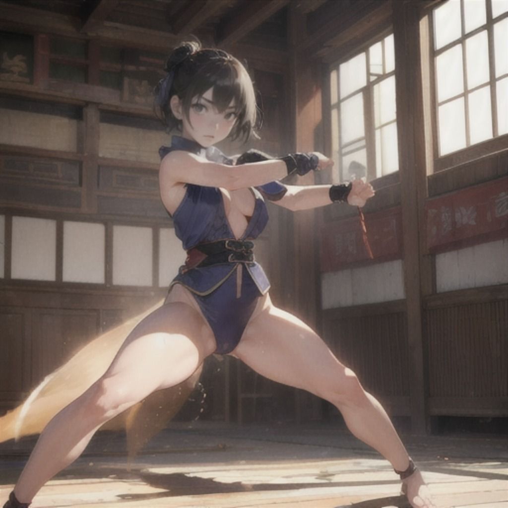 ストリートファイトガール 着衣編2 サンプル4ページ目