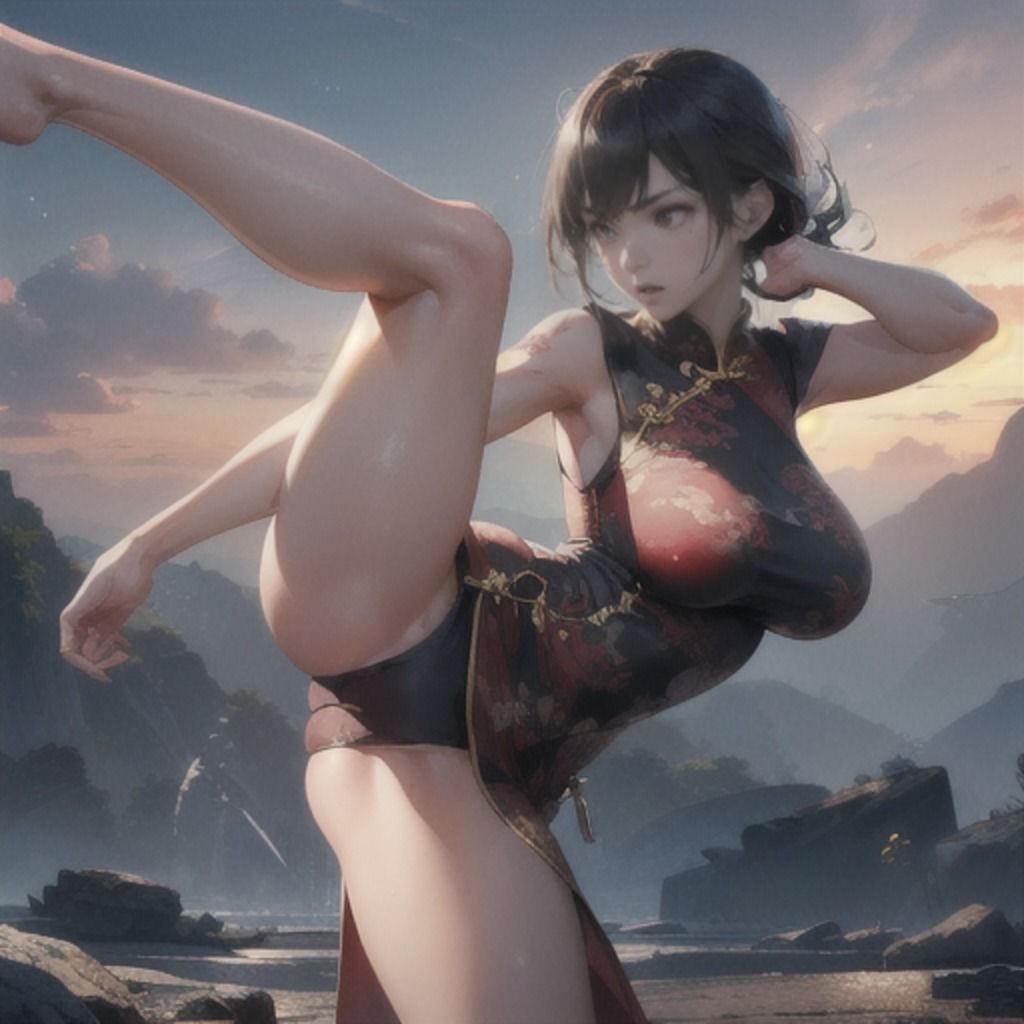 ストリートファイトガール 着衣編2 サンプル9ページ目