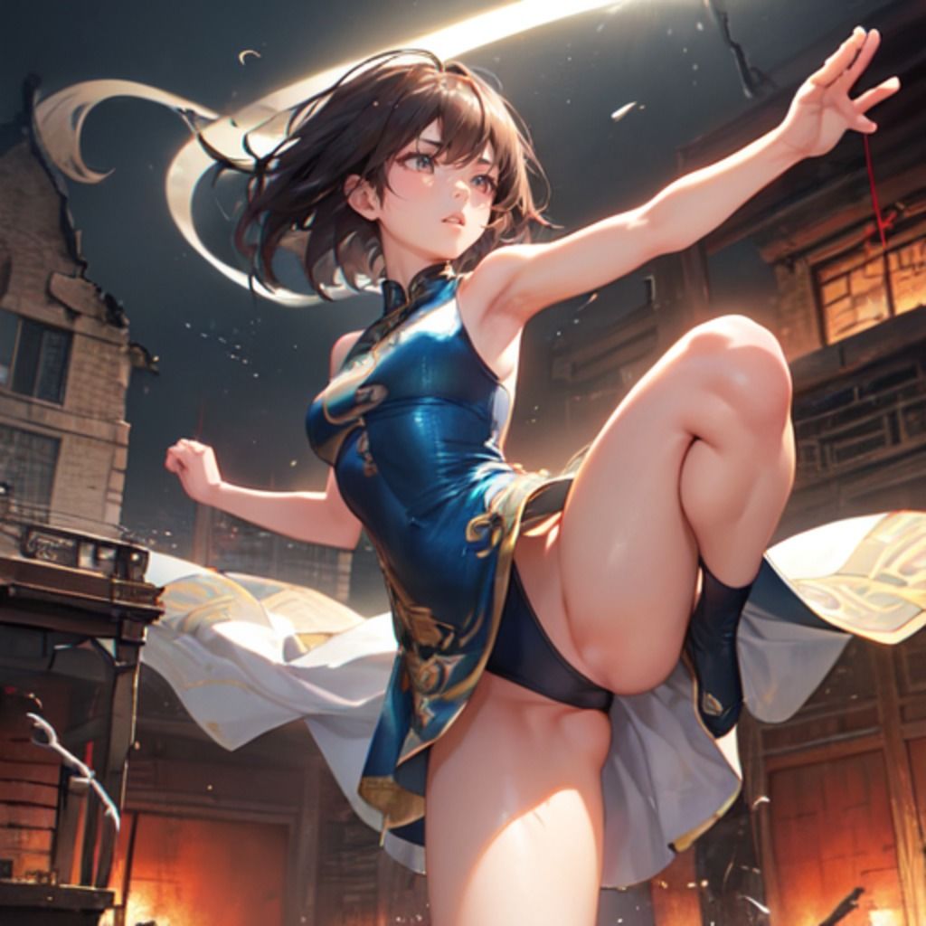 ストリートファイトガール 着衣編3 サンプル2ページ目