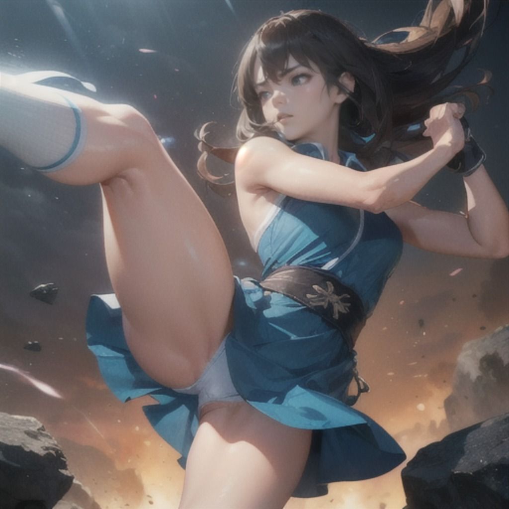 ストリートファイトガール 着衣編3 サンプル7ページ目