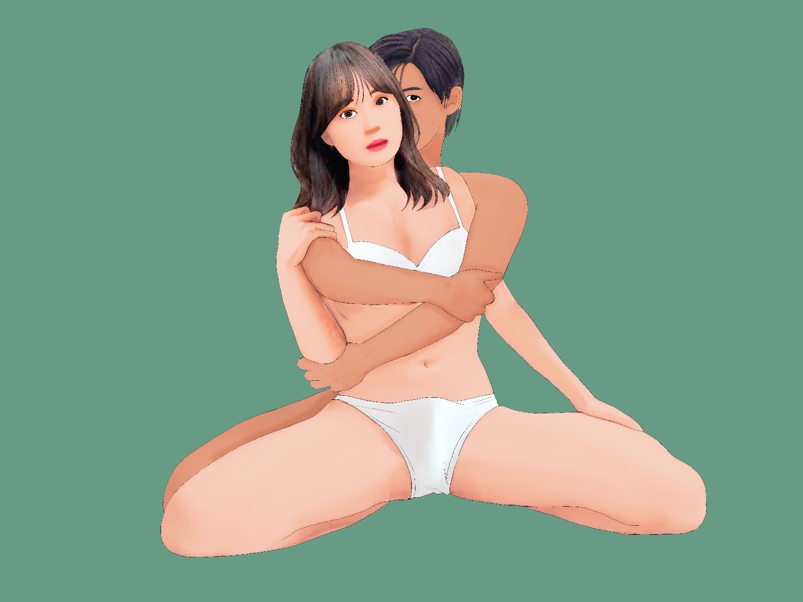 男の娘イラスト集「男の子にこうされたいこうしたい男の娘」 サンプル2ページ目