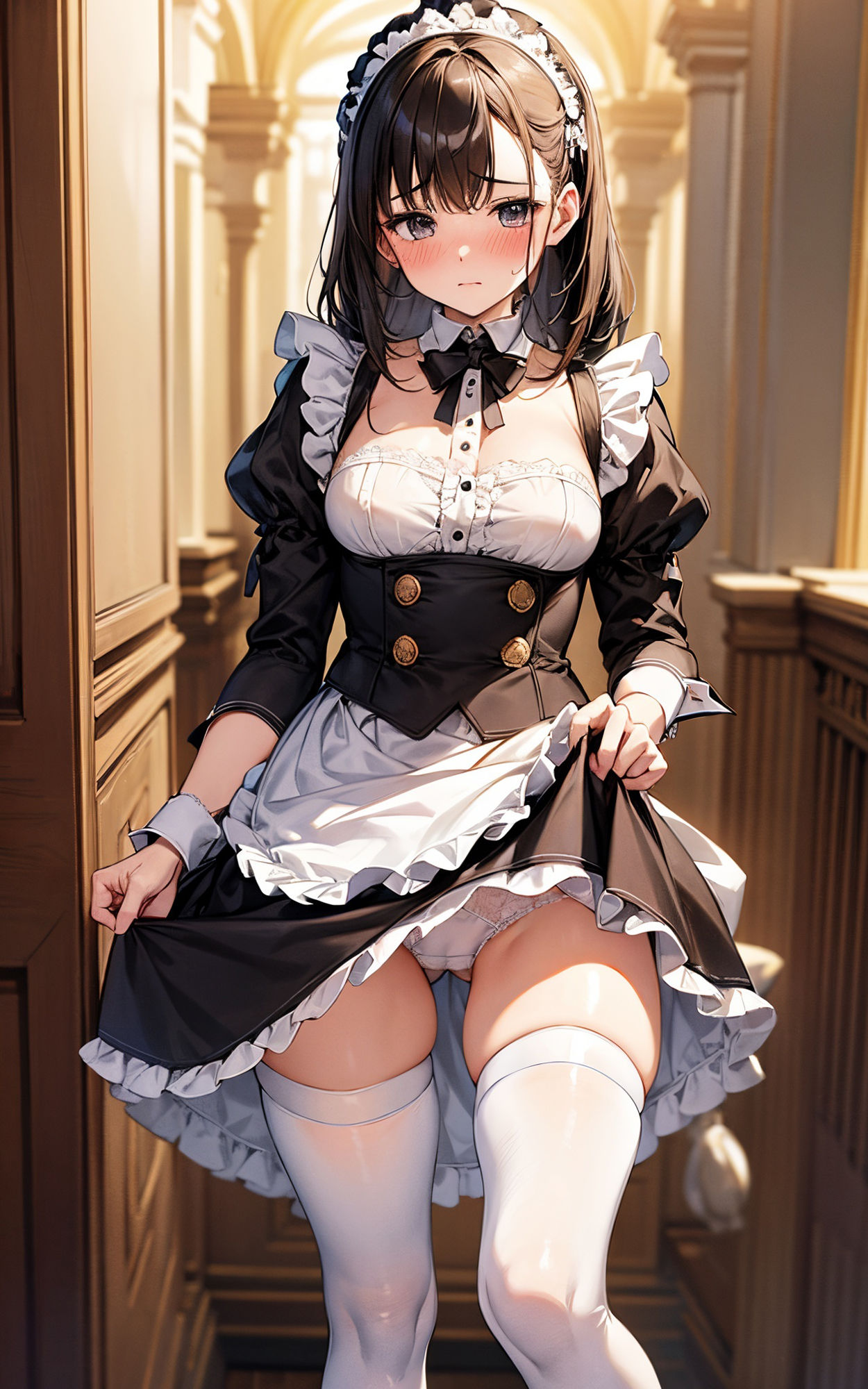 悠久の時の中でメイドさんと無限にえっちする話 サンプル2ページ目