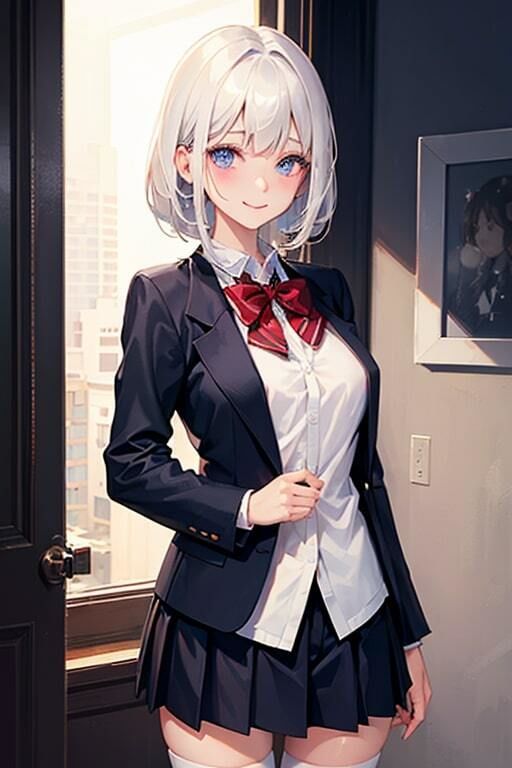 AI生成美女写真集 vol18 制服美女 サンプル7ページ目