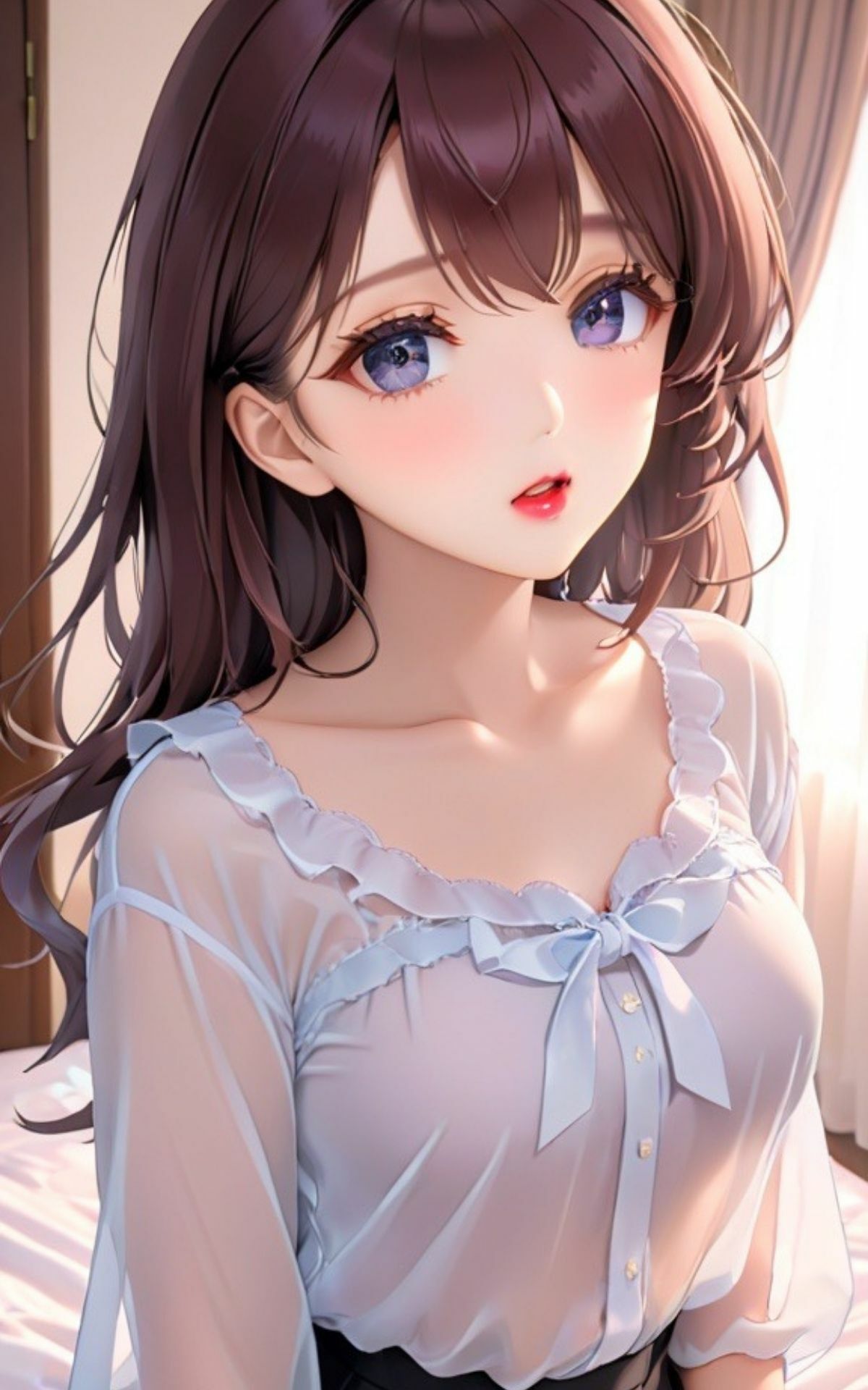 AI美女イラストvol.32恋するインフルエンサー サンプル1ページ目
