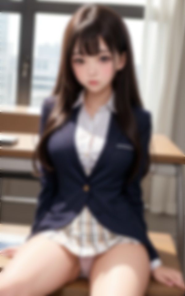 制服美少女の純白パンツが染みてきて... サンプル3ページ目