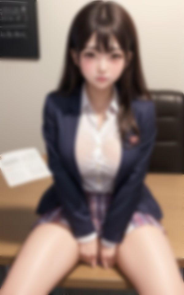 制服美少女の純白パンツが染みてきて... サンプル4ページ目