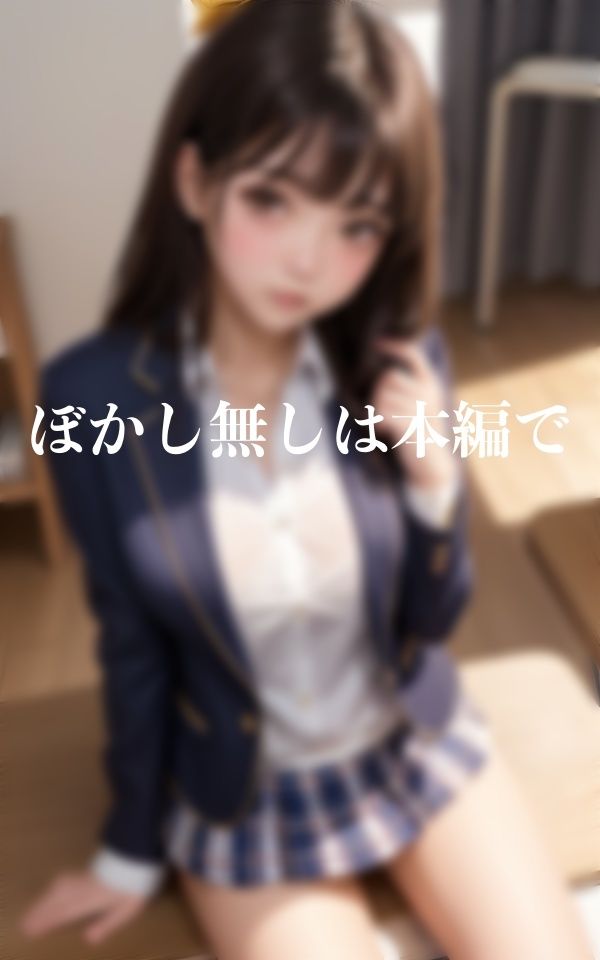 制服美少女の純白パンツが染みてきて... サンプル6ページ目