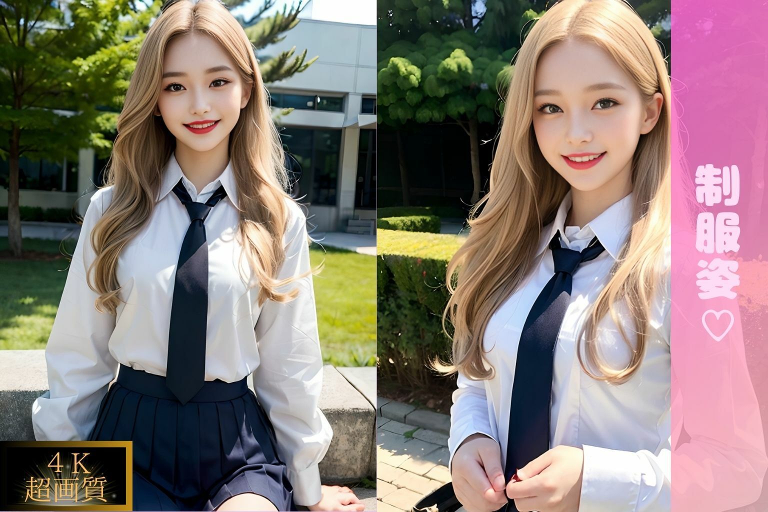 金髪美少女 サンプル2ページ目
