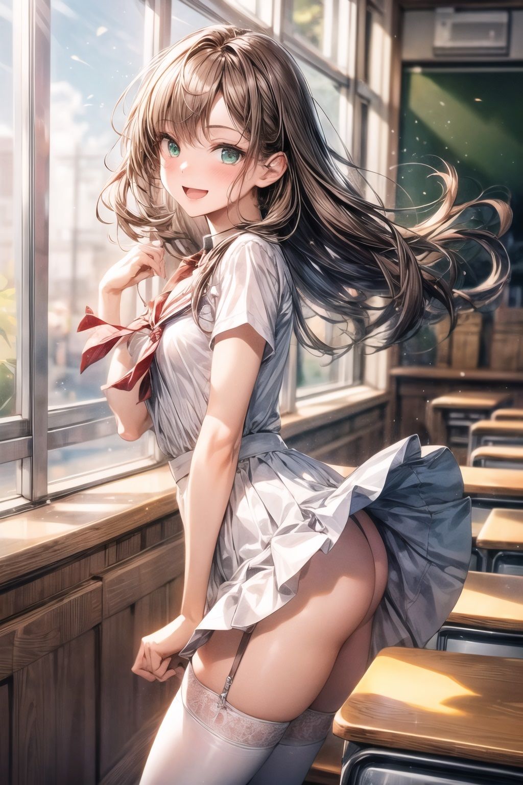 女子校生はゆーわくチャレンジ☆でフォロワーを獲りにいく サンプル4ページ目