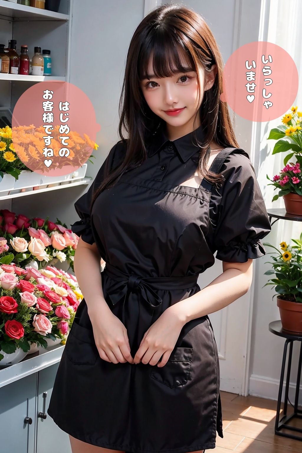 偶然入った先はエッチな花屋さん サンプル2ページ目