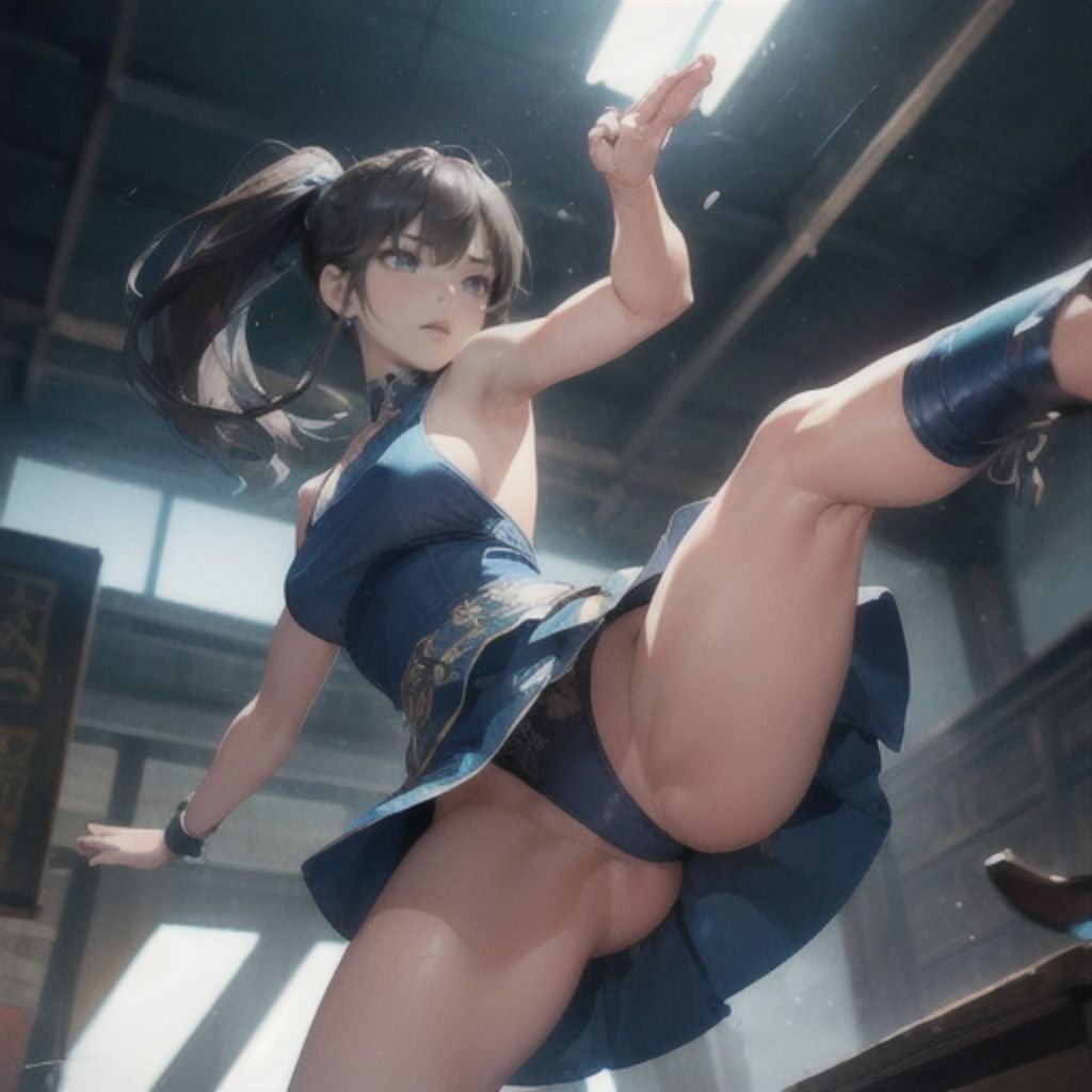 ストリートファイトガール「私よりエロい娘に会いに行く」 着衣編4 サンプル1ページ目
