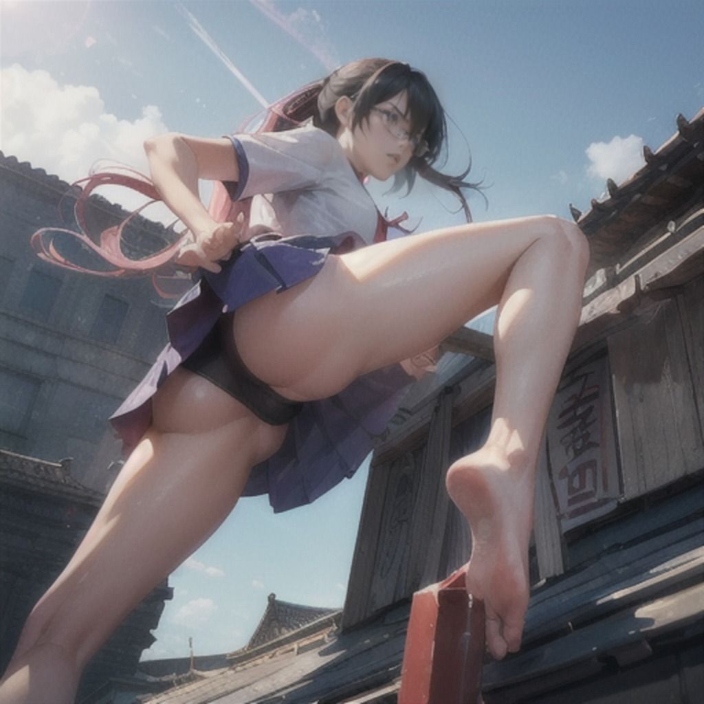 ストリートファイトガール「私よりエロい娘に会いに行く」 着衣編4 サンプル2ページ目