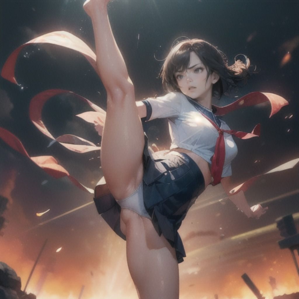 ストリートファイトガール「私よりエロい娘に会いに行く」 着衣編4 サンプル3ページ目