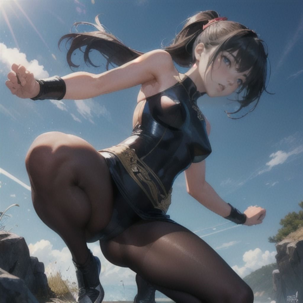 ストリートファイトガール「私よりエロい娘に会いに行く」 着衣編4 サンプル10ページ目