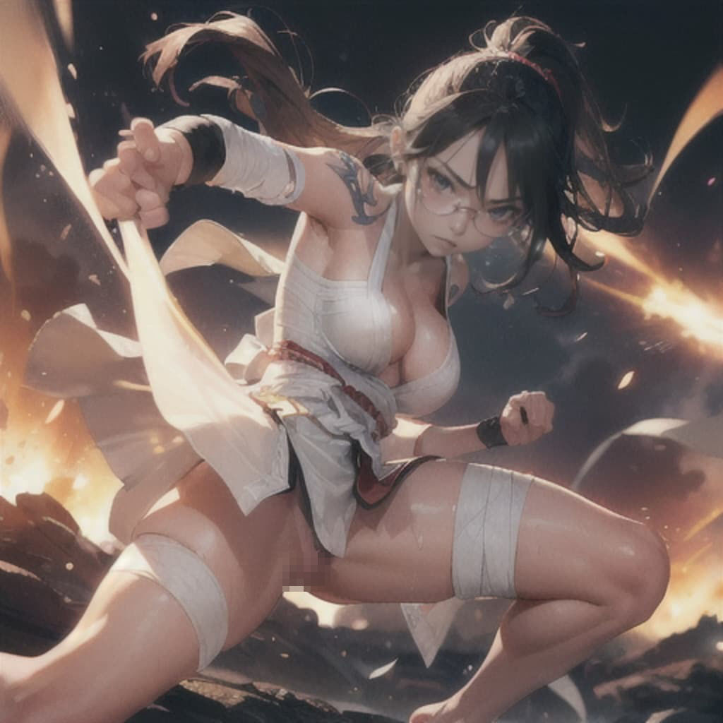 ストリートファイトガール「私よりエロい娘に会いに行く」 着衣編5 サンプル1ページ目