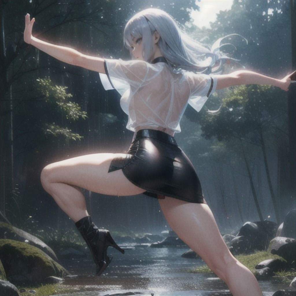 ストリートファイトガール「私よりエロい娘に会いに行く」 着衣編5 サンプル7ページ目