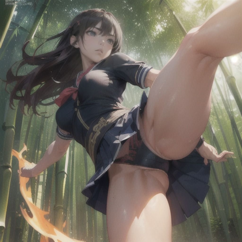 ストリートファイトガール「私よりエロい娘に会いに行く」 着衣編5 サンプル8ページ目