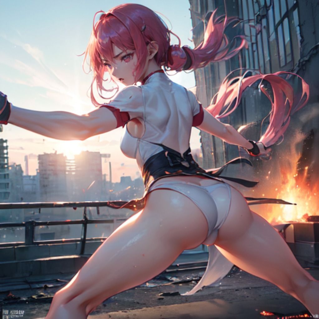 ストリートファイトガール「私よりエロい娘に会いに行く」 着衣編5 サンプル10ページ目