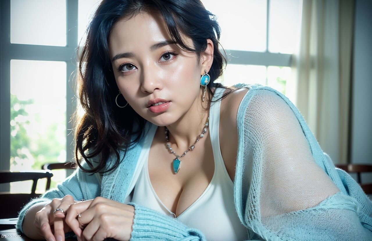 近距離で迫る豊満美熟女【大人の色気×密着構図特化AIグラビア/全78P】 サンプル2ページ目