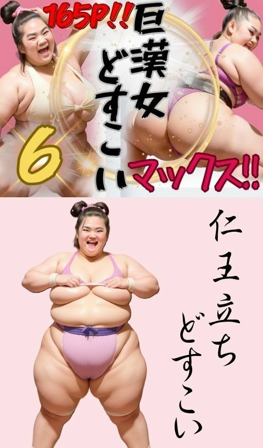 AI巨漢女どすこいMAX！！第6弾！！ 165ページ 日本人 ぽっちゃり 戦士 レスラー 巨乳 デブ 超乳 ガチムチ 女力士 柔道 空手 格闘家 相撲 相撲取り 巨漢女 巨人 でかい big むちむち アスリート ごっつあんです AI生成 アダルト無し CG えろ無し サンプル3ページ目