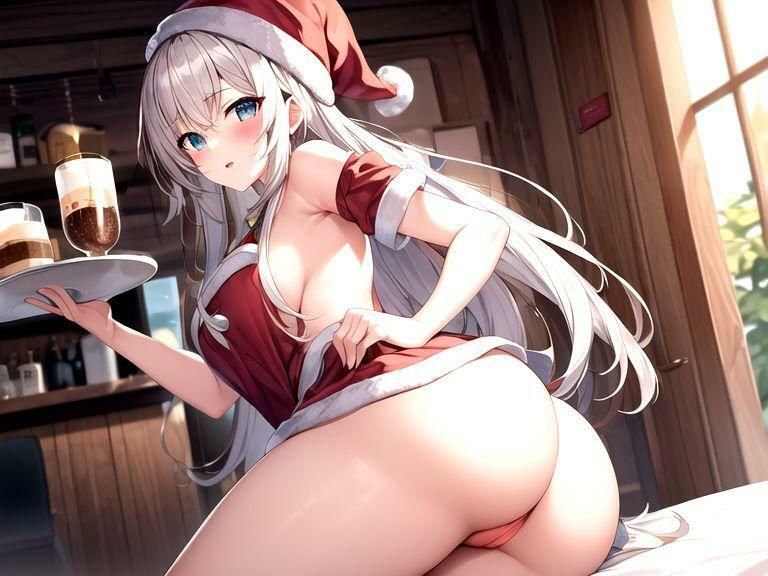Hな恰好のウェイトレスしかいないカフェ＆バー クリスマス編 サンプル7ページ目